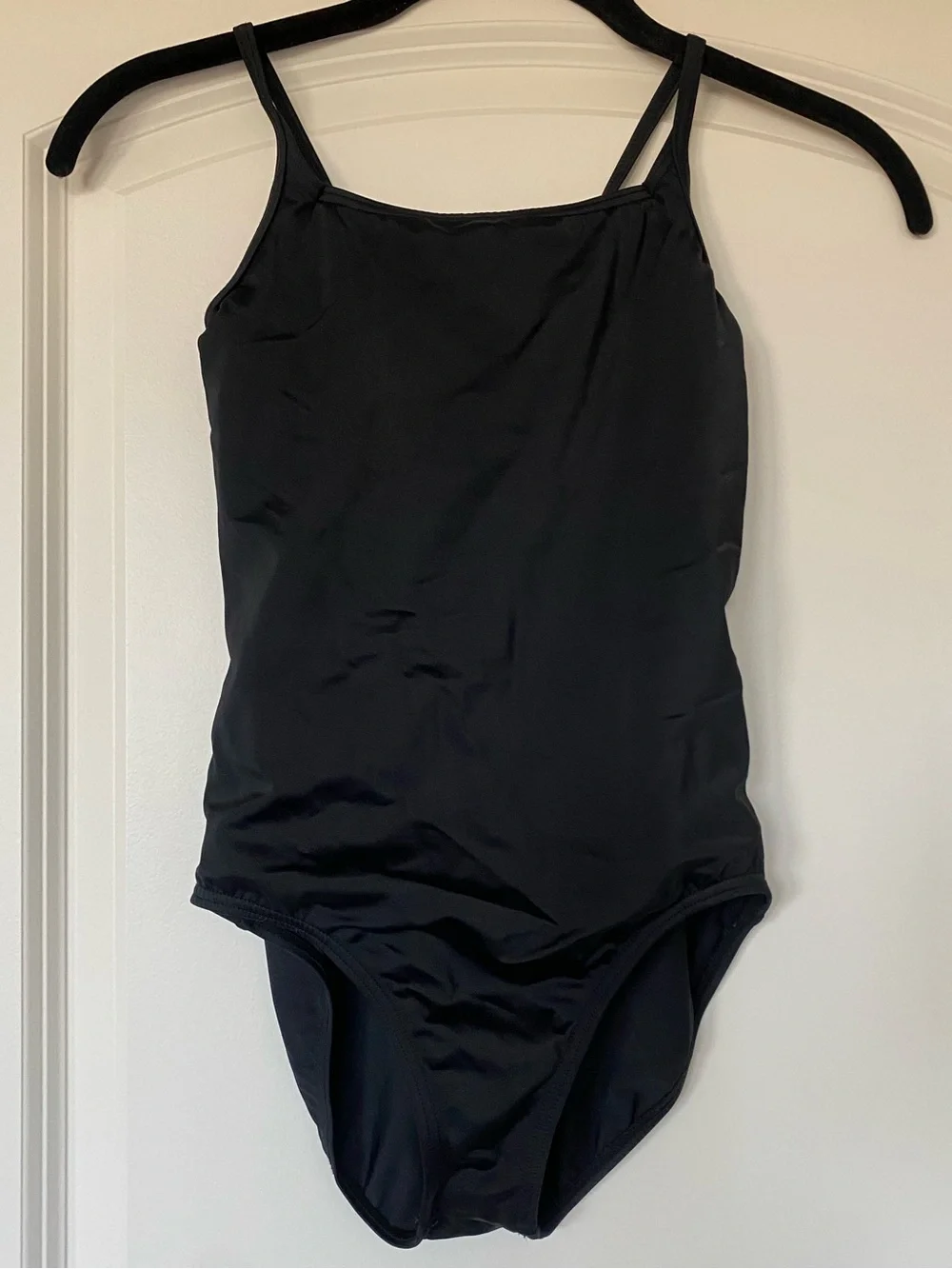 Balera Black MC Medium Child Black Leo With Lace Back